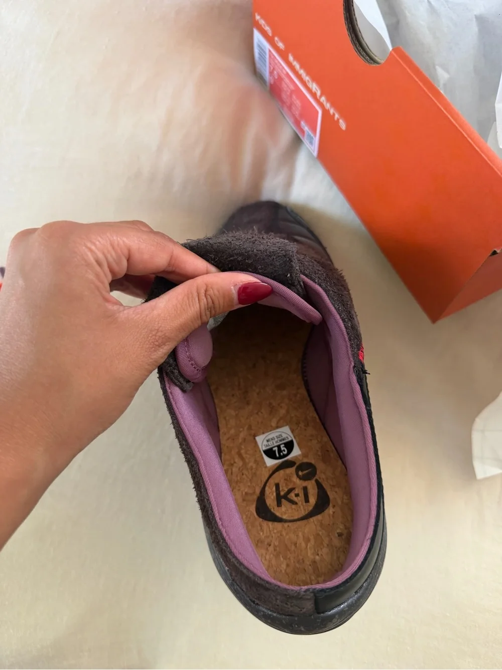 Nike Total 90 x  KOI - NWT brown mule